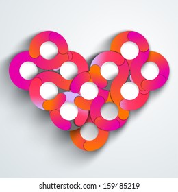 Abstract 3D Paper Infographics