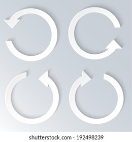 Abstract 3D Paper Infographics