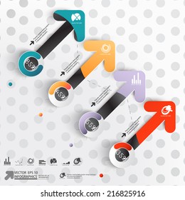 Resumen de infografías de papel 3D