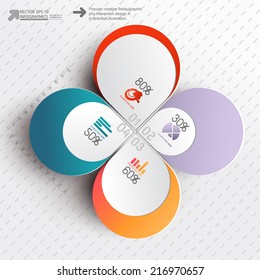 Resumen de infografías de papel 3D