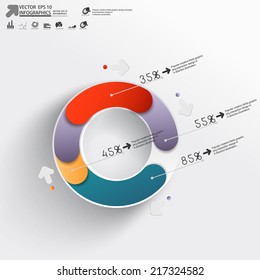 Resumen de infografías de papel 3D