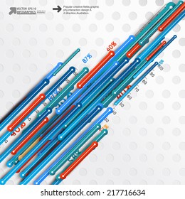 Resumen de infografías de papel 3D