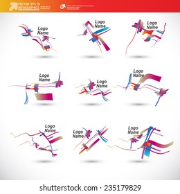 Abstrakte 3D-Papierinformationen