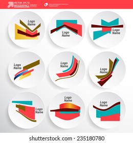 Abstract 3D Paper Infographics