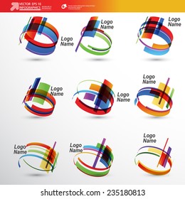 Resumen de infografías de papel 3D