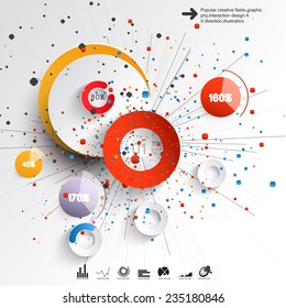 Resumen de infografías de papel 3D