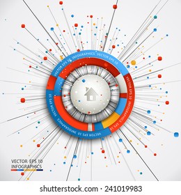Resumen de infografías de papel 3D