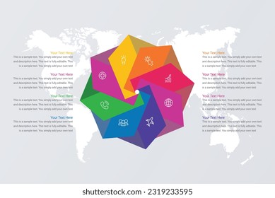 Resumen de infografías de papel 3D 8
