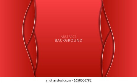 abstract 3d papercut background design