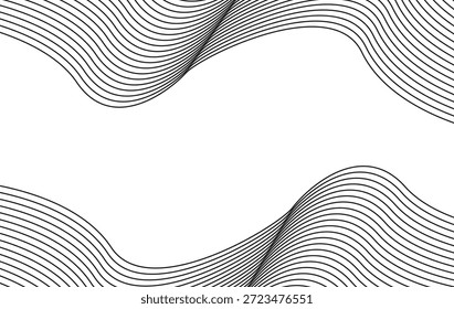 abstract 3d pattern with waving line illustration background.eps