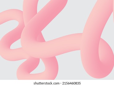 fondo abstracto de fluido rosado 3d