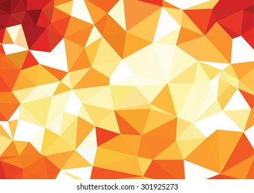 Abstract 3D Polygonal Vibrant mosaic 