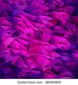 Abstract 3d purple dark colored paper background. Vector EPS10.