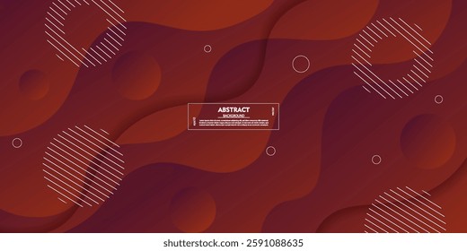 Abstract 3D purple and orange gradient background with overlapping wave design with shadow effect decoration. Paper cut style concept, minimal modern graphic design element for web banner, flyer and m