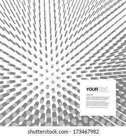 Abstract 3D raster futuristic background design  Eps 10 vector illustration 