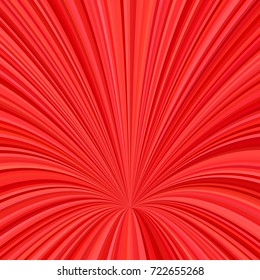 Abstract 3d ray burst background - vector graphic from red striped rays