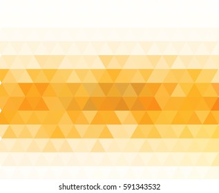 Abstract 3D realistic yellow background made from triangles