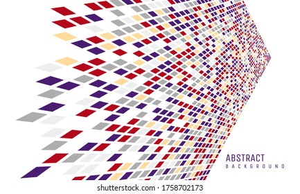 abstract 3d red grey square tiles background. Modern, minimalist, suitable for wallpapers, banners, backgrounds, cards, book illustrations, landing pages, etc.