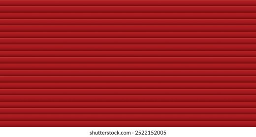 Abstract 3d red paper edge layers overlap background graphic illustration.
