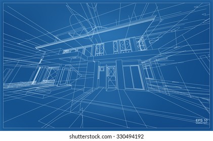 3,013 Blueprint elevation Images, Stock Photos & Vectors | Shutterstock