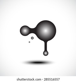 abstract 3d render metaball sphere ball vector background for your desigN
