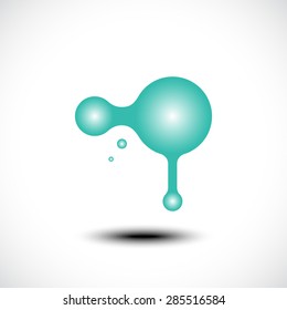 abstract 3d render metaball sphere ball vector background for your desigN
