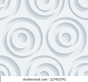 Abstract 3d seamless background. See others in a Perforated Paper Set. Vector EPS10.