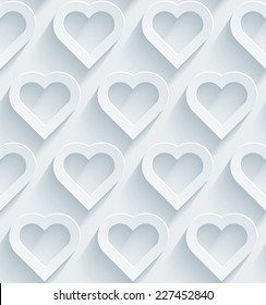 Abstract 3d seamless background. See others in a Perforated Paper Set. Vector EPS10.
