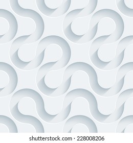 Abstract 3d seamless background. See others in a Perforated Paper Set. Vector EPS10.