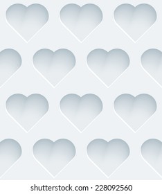 Abstract 3d seamless background. See others in a Perforated Paper Set. Vector EPS10.