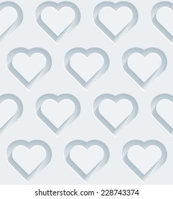 Abstract 3d seamless background. See others in a Perforated Paper Set. Vector EPS10.