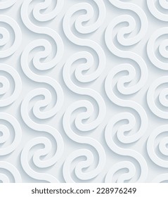 Abstract 3d seamless background. See others in a Perforated Paper Set. Vector EPS10.