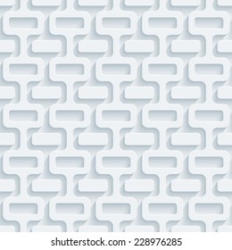 Abstract 3d seamless background. See others in a Perforated Paper Set. Vector EPS10.
