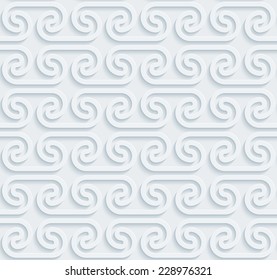 Abstract 3d seamless background. See others in a Perforated Paper Set. Vector EPS10.