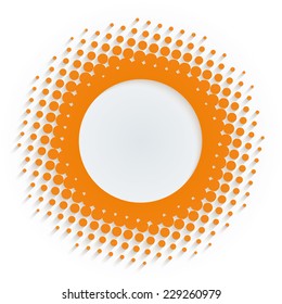 Abstract 3d seamless background. See others in a Perforated Paper Set. Vector EPS10.