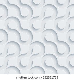 Abstract 3d seamless background. See others in a Perforated Paper Set. Vector EPS10.