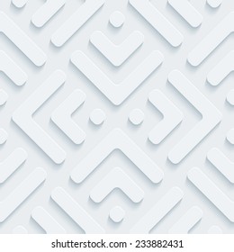 Abstract 3d seamless background. Vector EPS10. See others in a Perforated Paper Set. 
