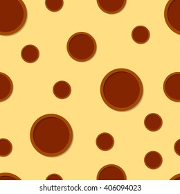 Abstract 3D seamless pattern. Background for webs, cards, e-mails, posters etc. Coloring giraffe.