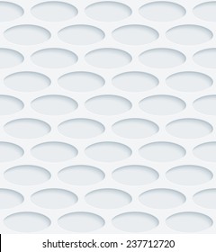 Abstract 3d seamless pattern. Editable vector EPS10. See others in a Perforated Paper Set. 