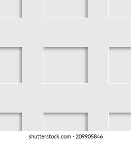 Abstract 3D Seamless Pattern, vector
