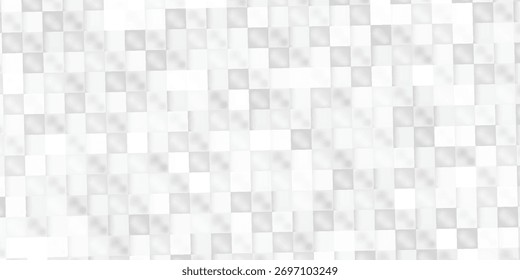Cajas Abstractas de los cubos blancos y grises inconsútiles 3D con diverso fondo de la vista superior del nivel