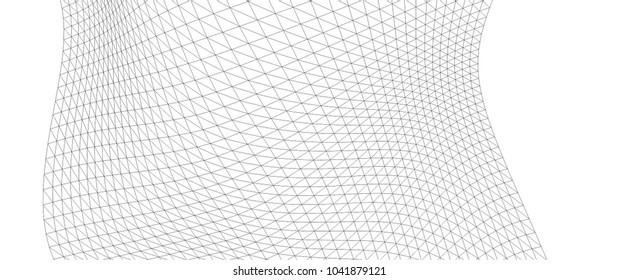 Abstract 3d shape. Geometric background