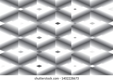 abstract 3d silver architecture background template 