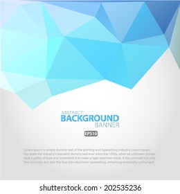 Abstract 3D sky vector geometric colorful background Vector EPS 10 illustration.