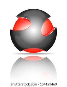 Abstract 3d sphere
