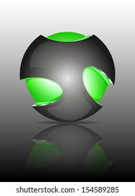 Abstract 3d sphere