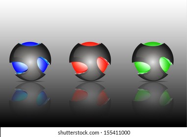 Abstract 3d sphere