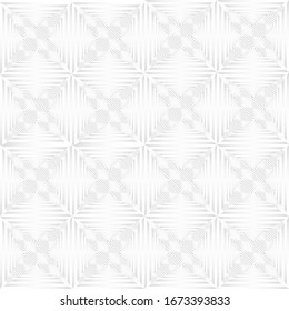 Abstract 3d Spiral Square X Stripe Vector illustration. White abstract seamless geometric pattern background. Art style can be used in cover design, book design, poster, cd cover, flyer, advertising.