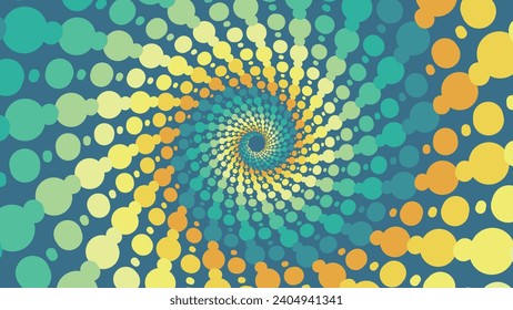 Abstract 3d spiral warm color vortex creative background. This minimalist background can be used as banner or poster. 
