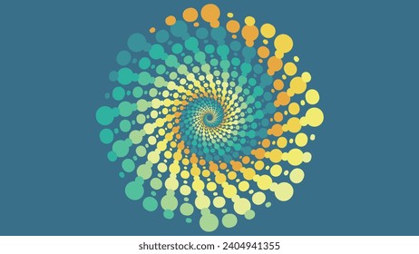 Abstract 3d spiral warm color vortex creative background. This minimalist background can be used as banner or poster. 